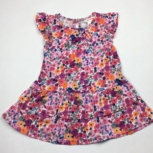 JOE FRESH tiered sleeveless floral dress